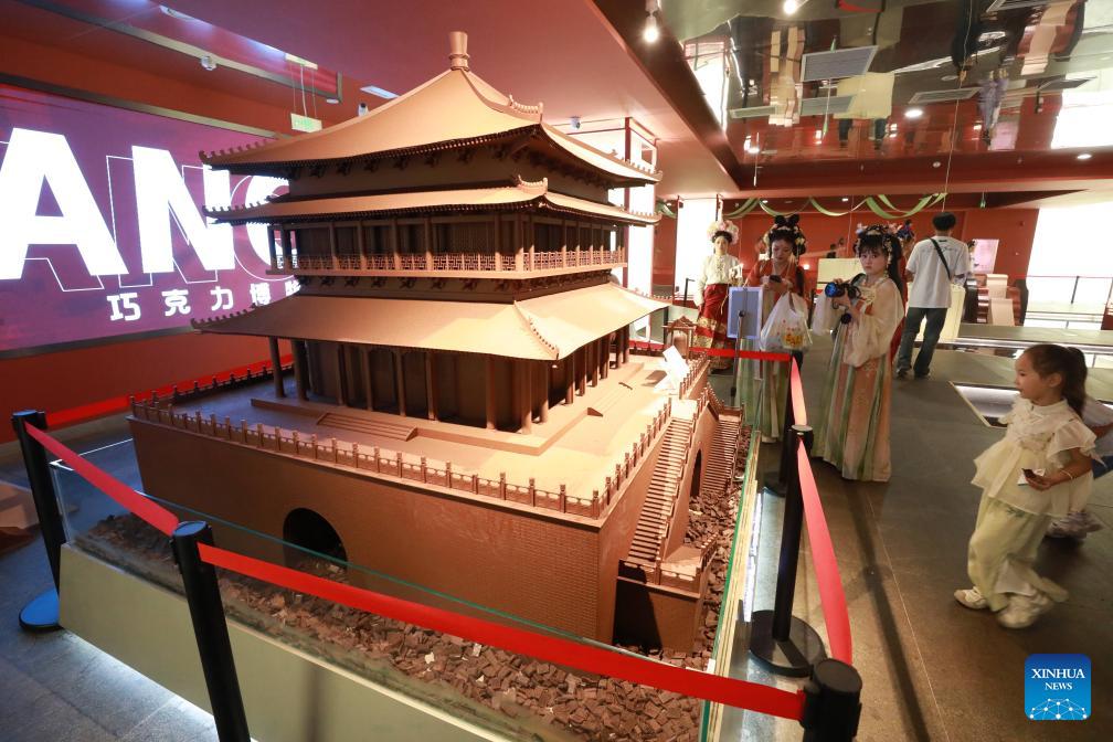 In pics: chocolate museum showcasing creations themed on ancient architecture and cultural relics in Shaanxi