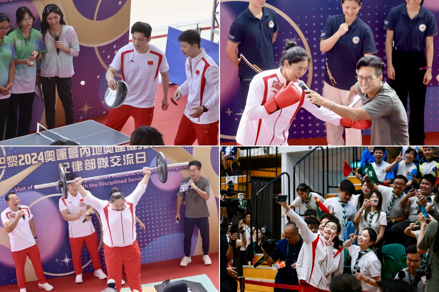 Olympic heroes spread joy, laughter in Hong Kong, Macao