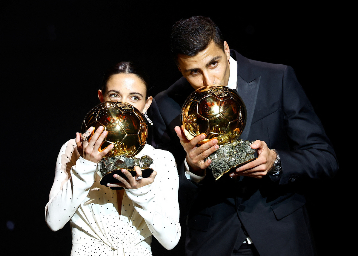 Spaniards Rodri, Bonmati win Ballon d